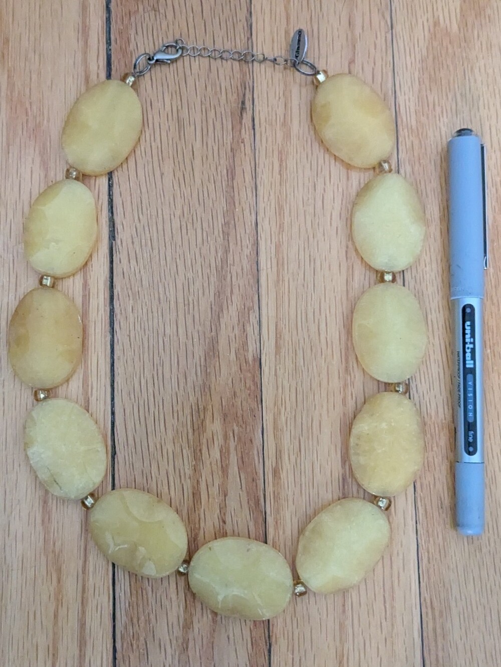 Butter Yellow Chunky Necklace